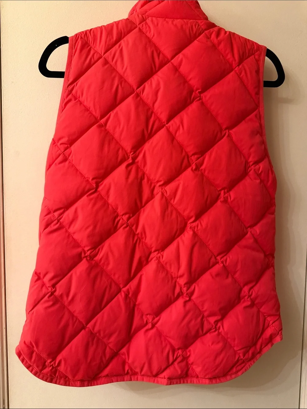 J. Crew Quilted Puffer Vest in Bright Pink